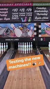 𝙄𝙩’𝙨 𝙃𝙖𝙥𝙥𝙚𝙣𝙞𝙣𝙜!! Our new pin machines are being tested as we speak 🥳 | Starlite Lanes