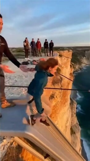 cliff Slide jump is wild |