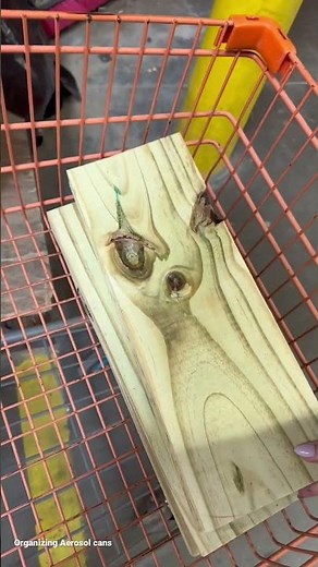 Building $18 Spray paint rack with 0 woodworking experience! | Spray paint & aerosol can storage