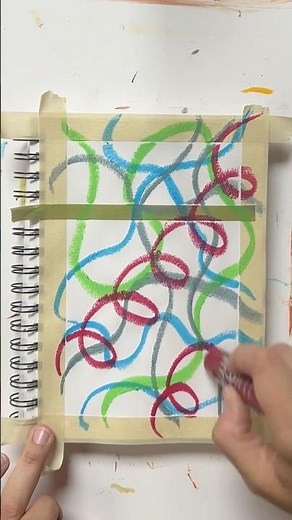 Cool & Creative Art Journaling Idea #dailyart #easyart