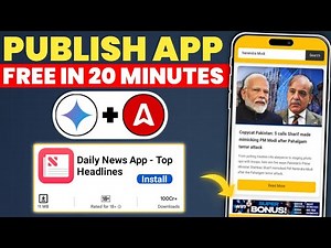 Creat an Android App with Ai | Monetize with Ads & Publish for FREE (MOBILE TUTORIAL)
