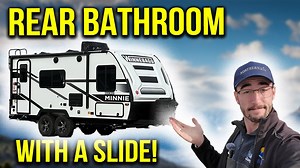 Ideal small couples travel trailer Winnebago Micro Minnie 1821FB