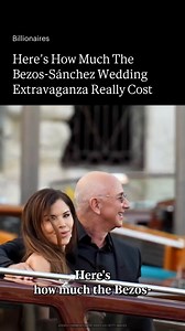 72K views · 969 reactions | How much did Jeff Bezos and Lauren...
