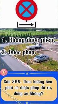 600 Câu Lý Thuyết Sát Hạch Lái Xe 2026 | Biển Báo Cấm |Video 5 Câu 351-360