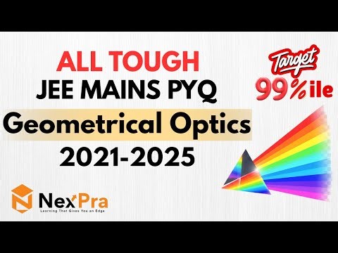 “JEE Main Geometrical Optics PYQs 2021–2025 | All Tough Must-Do | Target 99%ile+”