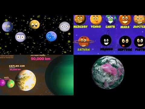 Eight planets of Solar system with classic visual effects / Sponsored by Gamavision Csupo effects
