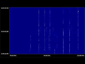 RF Explorer Pro: Langzeit Wasserfalldiagramm ( Archivvideo ) #spectrumanalyser #sdr #rfexplorer