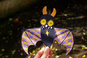 Puppet Bat Plaid - Etsy