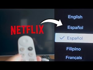 How to change the language on Netflix Smart TV!