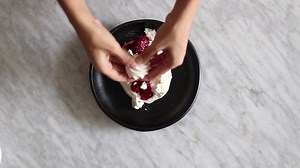 17K views · 159 reactions | Raspberry & rose eton mess - a super simple dessert making the most of the beautiful Autumn raspberries we're loving at the moment. And the best bit is it comes together in about 10 minutes with no cooking required! Recipe  bit.ly/2HbgXS1 | Harris Farm Markets | Facebook