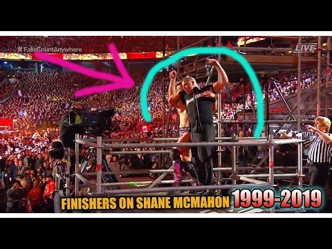 WWE ALL FINISHERS ON SHANE MCAMAHON 1999 TO 2019 HIGHLIGHTS