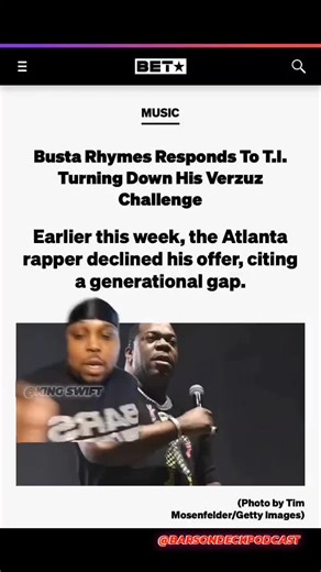 Busta Rhymes vs T.I. Showdown on Bars on Deck Podcast