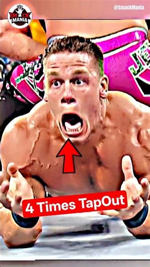 🔥 John Cena’s RARE Tap Outs 😱 | WWE Legends Who Made Him Quit #wwe #johncena #romanreigns