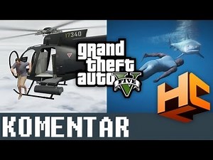 GTA 5 - glupiranje 3. dio (padobran, helikopter i morski psi) | HCL.hr