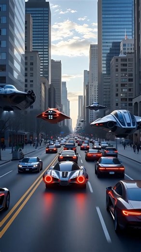Next-Gen Traffic in a Futuristic Metropolis