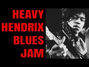 Heavy Hendrix Blues Jam | Guitar Backing Track in D Minor