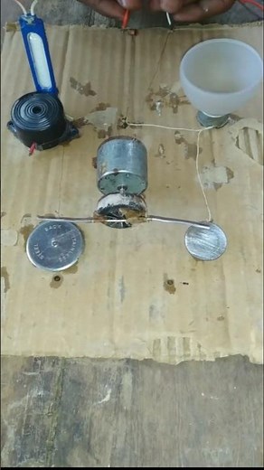 Fly wheel Switch Mechanism DC Motor Project#tech #dcmotor #experiment