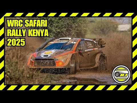WRC Safari Rally Kenya 2025 Highlights - Big Jumps and Mud