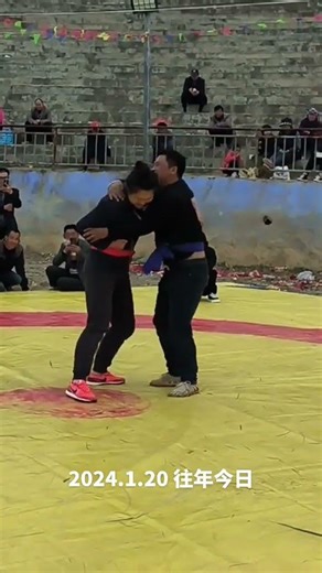 Exciting mixed wrestling for men and women#Original video
