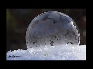 How to make and video frozen soap bubbles. Instructions in comments:) Recipe included!