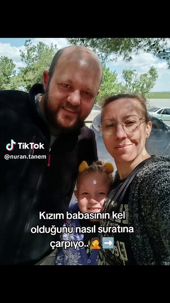 ☺️☺️☺️#kızımherşeyim #kızımla #keşfetteyizzz #keşfet #kel #baba #anne #resim #resimcizmek #fotoğraf