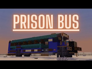 Minecraft: How to build a Prison Bus in Minecraft | Minecraft Prison Bus Tutorial