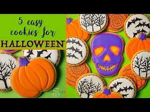 5 Easy Cookies for Halloween!