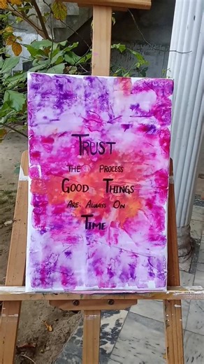 Easy calligraphy painting on canvas for beginners ✨💖. #art_Strokes #calligraphy #painting #trending