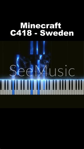 C418 - Sweden Minecraft Piano Tutorial