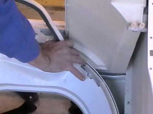 Beko tumble dryer DRCS76W drum felt seal and bearing pad replacement