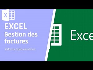 Réalisation d'une facture simple avec microsoft excel