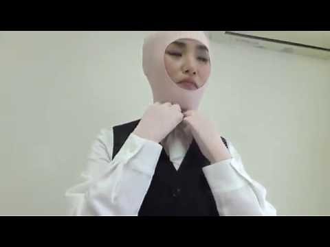 Zentai Encasement Kigurumi Bank Office Lady Cosplay Preparation