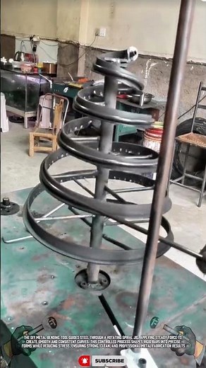 DIY Metal Bending Tool: Spiral Steel Forming for Custom Frames