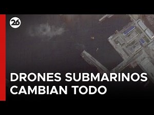 🌊 Ukraine used underwater drones for the first time to disable a Russian vessel