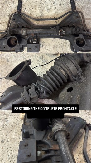 Restoring Front Axle and Steering Gear for VW Golf