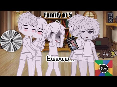 ✨FAMILY OF FIVE /SPIN THE WHEEL/GACHA OC CHALLENGE (Wheel will decide oc making)