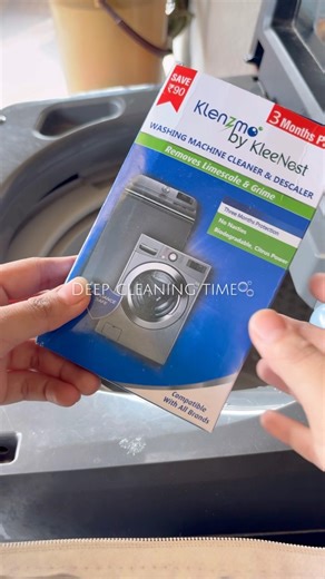 Kleenest washing machine cleaner powder