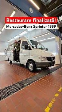 Restored! The 1999 Mercedes-Benz Sprinter 902 is ready, after the trip to Țiriac Auto Expoziției!