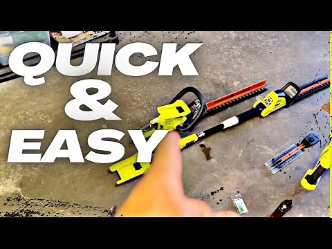 How To Sharpen A Hedge Trimmer (Easiest Way For DIYers)