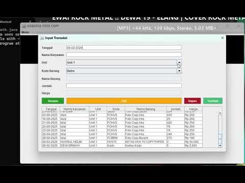 PEMROGRAMAN JAVA LEBIH DARI SATU INSTANSI BERDASARKAN UNIT By. Helmi Foto Copy Simbang Kulon