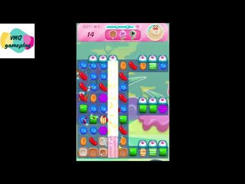 Candy crush saga level 907 gameplay