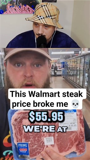 This Walmart steak price broke me 💀 #expensive #groceries