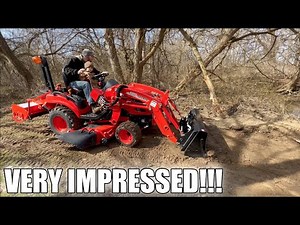 DURABILITY TESTING the Kioti CS2210 on DAY 1!!!