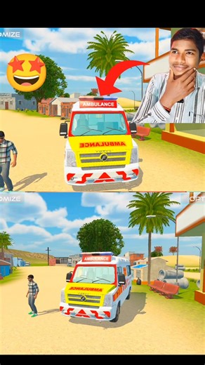 Ambulance add in Indian vehicle simulator 3D #latestupdate #newupdate #ambulance