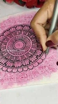 Mandala art 🎨 #shorts #mandala #mandalaart #art #drawing