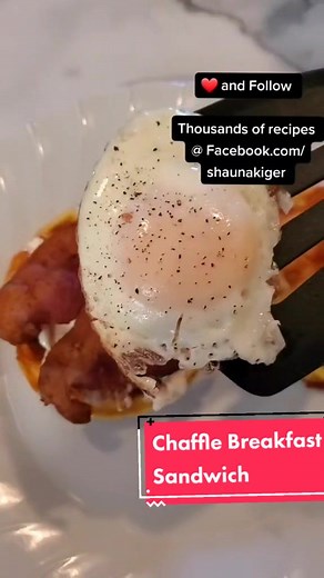 Delicious Chaffle Breakfast Sandwich Recipe