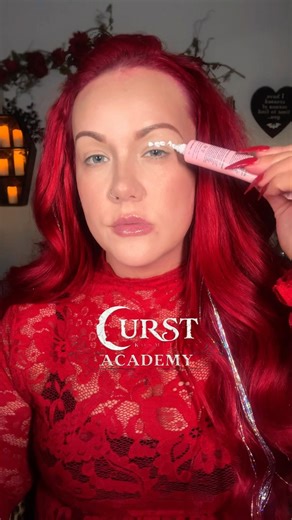 Vampire Red & Black Cut Crease 🩸 Goth Makeup Tutorial | Curst Kosmetics #gothmakeup #alternative