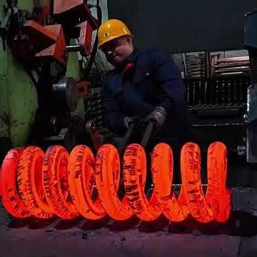 Amazing Process of Manufacturing Spring From Iron Rod POE
