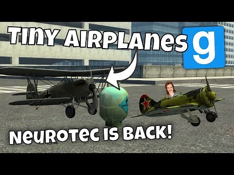 Neurotec's Neuromicro Planes Are Back! - Miniature Garry's Mod WW2 Plane Addon Showcase!