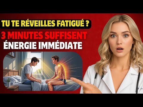 3 minutes après le réveil et votre énergie revient comme par magie !